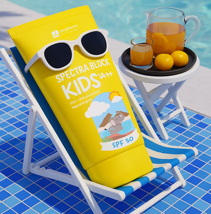 Show Spectra Block Kids Spf50