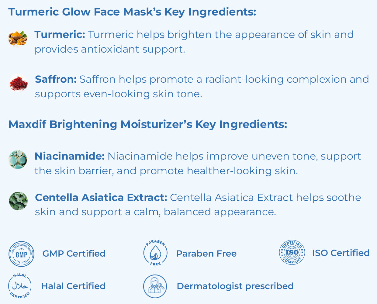 Instant Glow Duo ingredients and formula facts