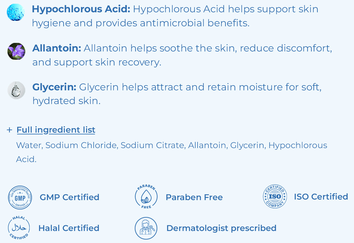 Skin Rescue Mist ingredients and formula facts